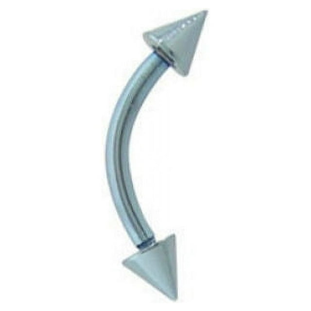 Eyebrow Ring Curved Barbell Anodized G5 Solid Titanium 16G Cartilage Rook Daith