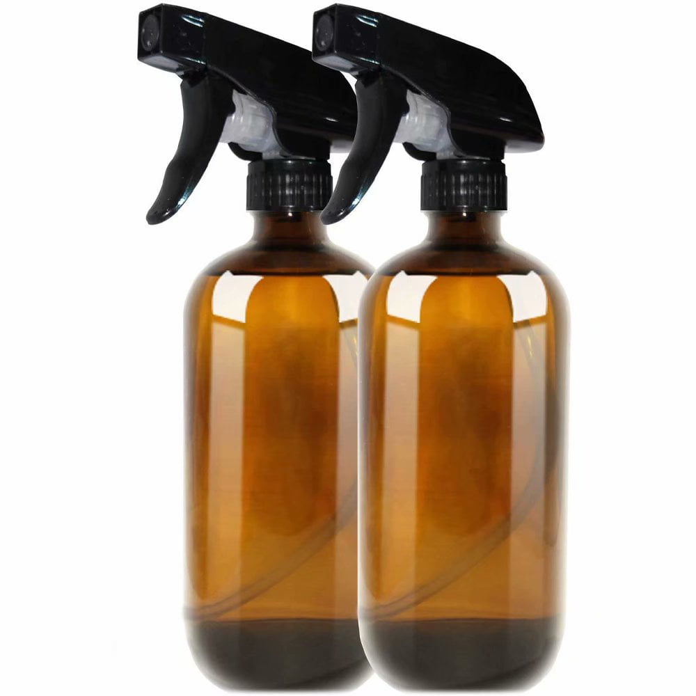 All Purpose/ Flacon pulvérisateur en verre ambré 500 ml ; pulvérisateur de gâchette multi-usages réutilisable avec étiquette vintage 