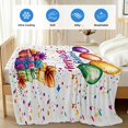 thumbnail image 4 of Happy Birthday Cooling Blanket, Lightweight Breathable Summer Throw Blanket with Double Sided Cold Effect, Colorful Balloon Gifts Patterns Picnic Beach Blankets Bed Sheet for Hot Sleepers 50"x60", 4 of 8