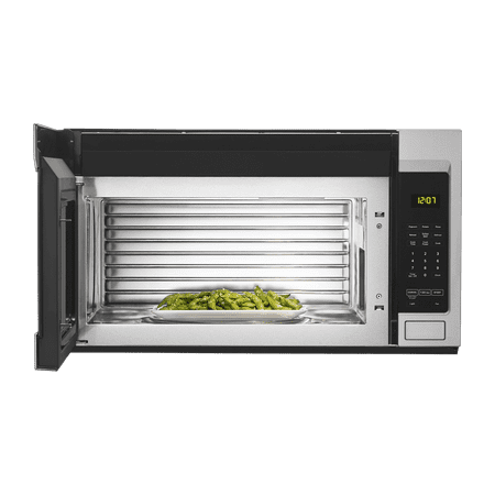 Maytag - 1.9 Cu. Ft. Over-the-Range Microwave with Sensor Cooking and Dual Crisp - Stainless steel