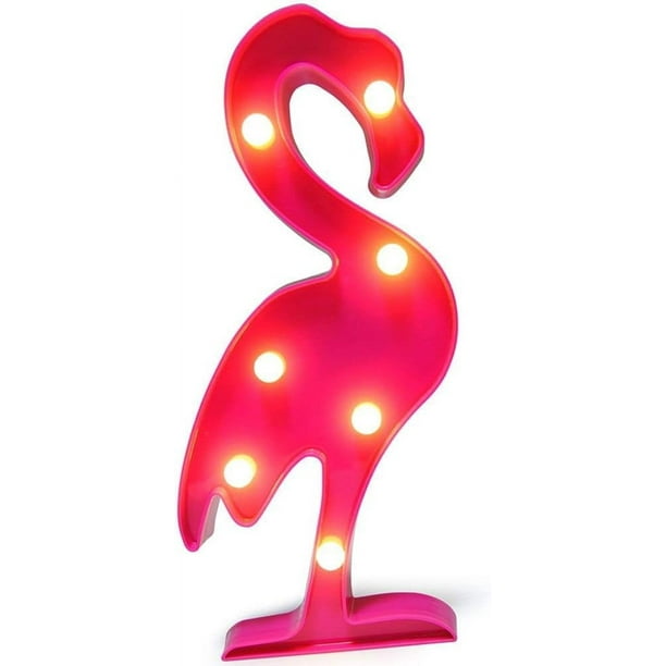 Decoración ideal para fiestas: letras de marquesina para fiestas tropicales luau, letrero de letras LED pintado, luz de noche portátil para decoración de pared de dormitorio, centros de mesa, lámpara
