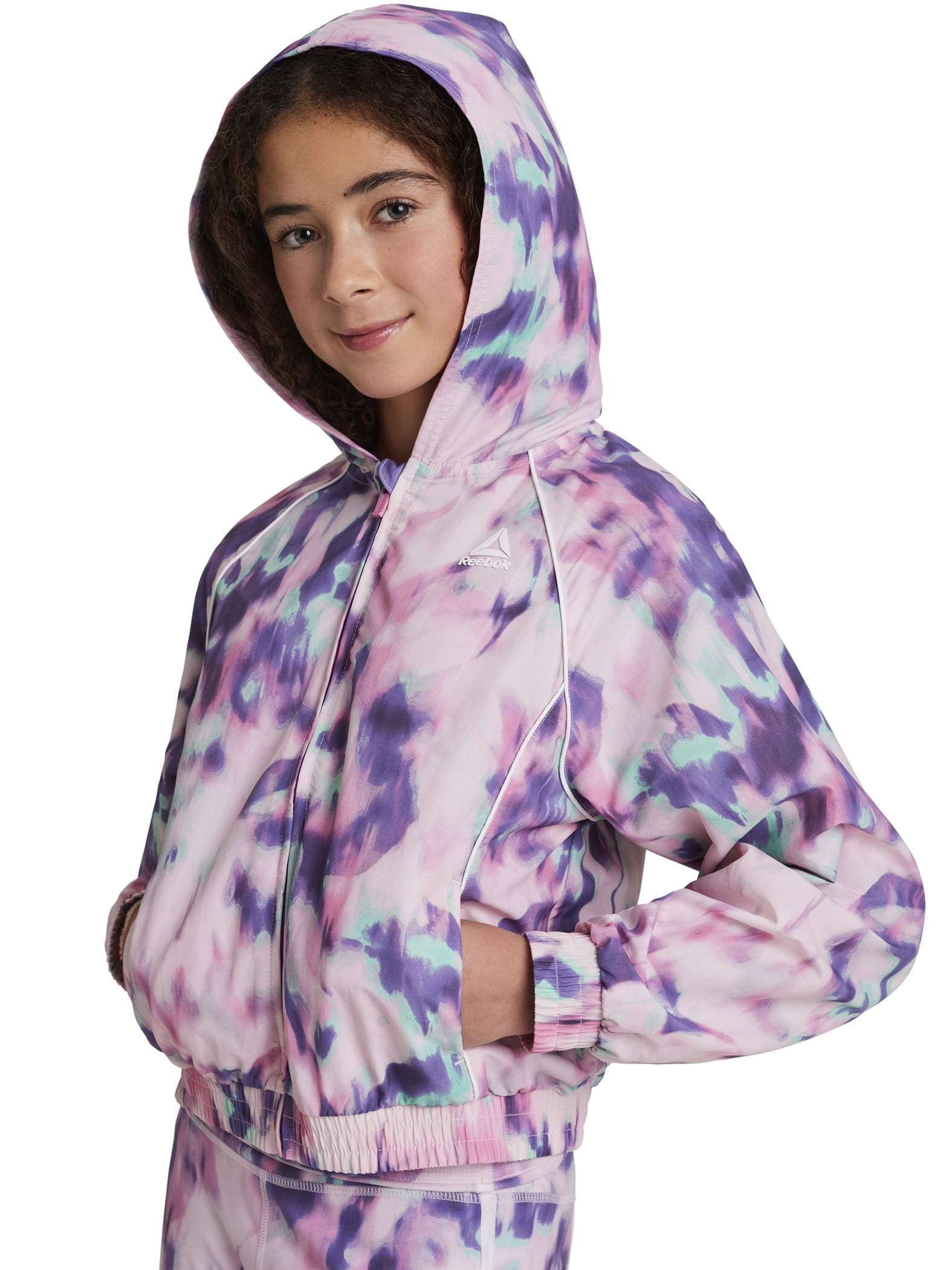 Reebok Girl’s Breeze Full-Zip Jacket, Sizes 4-18
