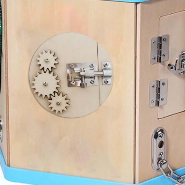 Tablero Sensorial, Habilidades Motoras Finas, Material Didáctico de Aprendizaje, Juguete de Viaje, Tablero de Actividades, Tablero Ocupado para Cumple puerta CUTICAT tablero sensorial