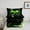 Green, variant on Castle Fairy 3-Piece Queen Size Comforter Set - Skull Lightning Gothic Green Print