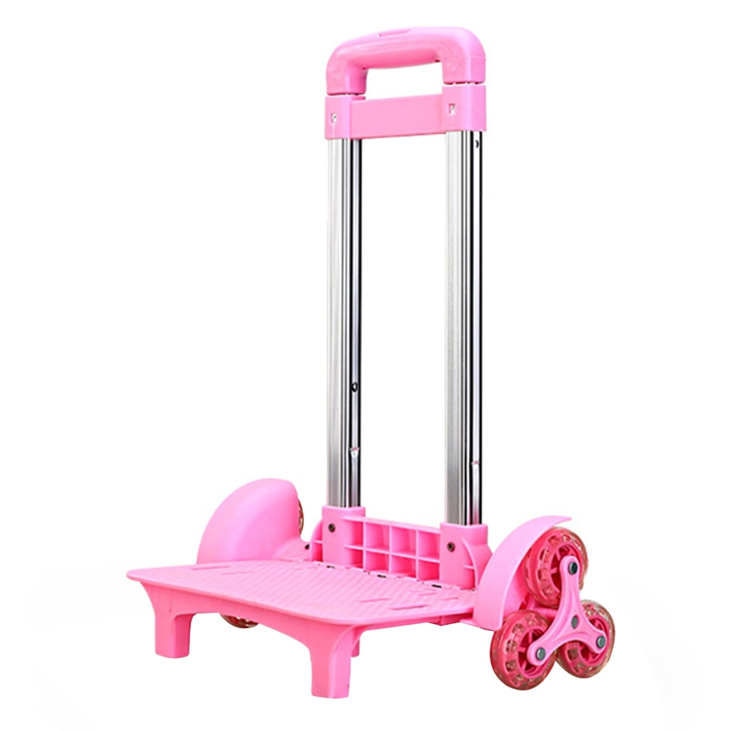 Backpack Trolley 6 Wheels Rolling Luggage Carts Foldable Trolley Cart Aluminium Alloy Hand Cart