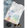 thumbnail image 3 of If Only Our Eyes Saw Souls Instead Of Bodies, Lotus Women White T-Shirt, Female Medium, 3 of 4