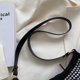 thumbnail image 5 of Bolso Bolso de mano con diamantes de imitación para mujer, PU, ​​brillante, con diamantes, para axilas (plateado), 5 of 9