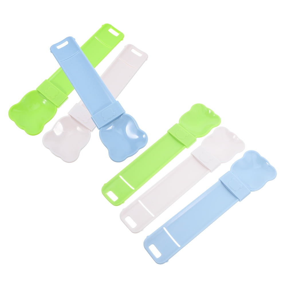 GOOHOCHY Cat Spoon Squeeze Feeder 6pcs for Wet Food and Lickable Snacks