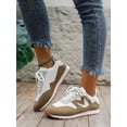 thumbnail image 2 of Sporty Sneakers For Women, Two Tone Lace-up Front Running Shoes, 2 of 4