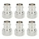 thumbnail image 1 of Adaptador SMA macho a BNC hembra de placa de níquel de 6 uds con núcleo interno de cobre para antenas y dispositivos LAN inalámbricos, 1 of 7