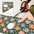 thumbnail image 6 of Yayeee Faucet Mat for Kitchen Sink 30" Diatomite Long Splash Guard Pad, Blue Geometric Flowers, 6 of 7