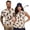 Dachshund Paw Print, variant on Jeiento Matching Golf Shirts for Couples Men's Short Sleeve Shirt Women's Sleeveless Tank Top Quick Dry Moisture Wicking Athletic Couple Sportswear, Thin Blue Line American Flag Print