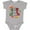 AC-Heather Grey, variant on My 1st Cinco De Mayo with Sombrero Red Chili Pepper Taco and Cactus Boys or Girls Baby Bodysuit