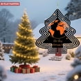 thumbnail image 2 of Stylish Metal Hanging Christmas Tree Wind Spinner - Concentric Circle Design with Earth Globe Perfect for Garden & Yard Decor, 2 of 7