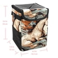 thumbnail image 5 of Horse Mini Trash Can for Car - Foldable, with Lid, Leak-Proof, Hanging Storage Bag, 5 of 6