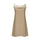 thumbnail image 4 of Vestido veraniego floral con cuello hueco y corte A para mujer 2025: vestido informal de playa con bolsillos, 4 of 5