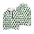 thumbnail image 6 of Bingfone Peacock Feathers1 Men's Drawstring Hoodie Long Sleeve Pocket Sweatshirts-Large, 6 of 6