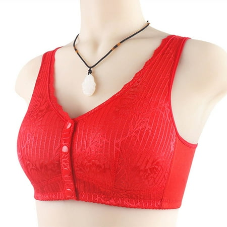 

TOWED22 Plus Size Bras For Women Women s High Impact Removable Pads Sports Bra Underwire Full Coverage Support Workout Running Bra Red 38
