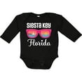thumbnail image 3 of Inktastic Siesta Key Florida Beach Trip Girls Long Sleeve Baby Bodysuit, 3 of 5