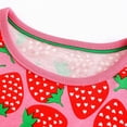 thumbnail image 3 of EnJoCho Girls Summer Strawberry Print Dress Crewneck Short Sleeve A Line Casual Going Out Little & Big Children Fashion Party Casual Dresses 12-18 Months, 3 of 4