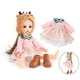 thumbnail image 4 of Muñeca de niña de 12 pulgadas, juguetes DIY, regalos de cumpleaños, vestido de muñeca de juguete, vestido de moda encantador B perfke Juguetes De Muñeca De Niña, 4 of 9