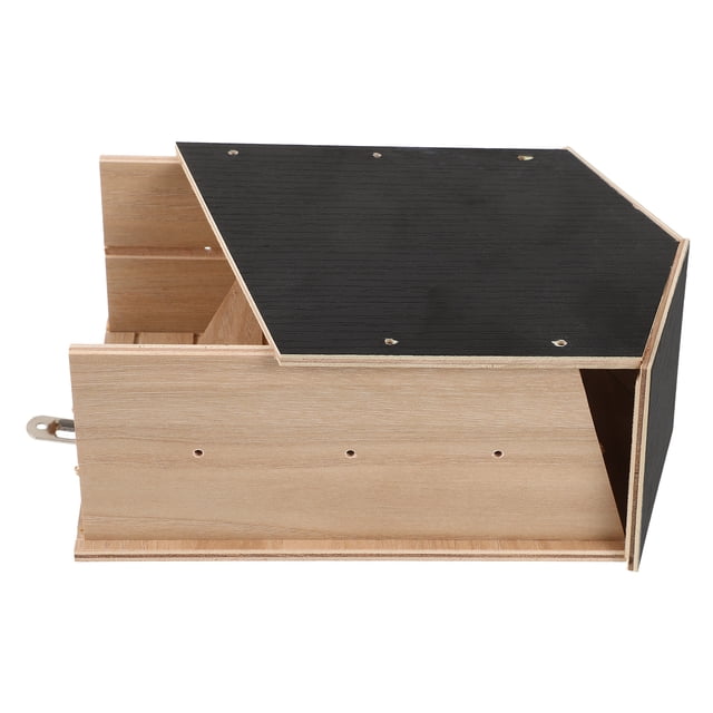 OUNONA 1Pack Handmade Bat Shelter for Garden and Courtyard in Rectangular Shape