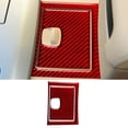 thumbnail image 1 of Real Bright Soft Car Interior Carbon Fiber Sticker Decoration2Pcs For Toyota Camry Red Carbon Fiber Interior Floor Console Storage CoverAuto Car Protection Interior Accessories, 1 of 8