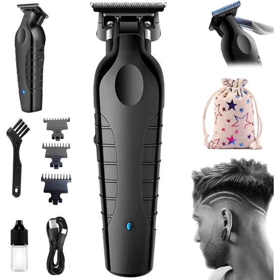 Whyan Blackout Trimmer Plus Zero Gap, Barbers Tonic Blackout Trimmer Zero-Gapped, Fast Carving, Cordless Rechargeable Zero-Gapped Safety Razor Hair Clipper for Men