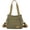 Army Green, variant on Women's Canvas Purse Small Shoulder Tote Work Crossbody Bag Multi-pocket Handbag
