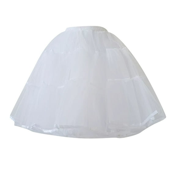 EDFBUYKRS Female Skirts Plus Size Skirts for Fall Plaid Petticoat Short Woman Wedding Petticoat Underskirtwedding Accessories Bridal Petticoat Marriage