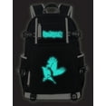 thumbnail image 3 of Roffatide Anime Haikyuu Laptop Backpack Printed Luminous Schoolbag Rucksack with USB Charging Port & Headphone Port Black, 3 of 7