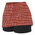 thumbnail image 6 of fnnxnal Big Girls 8T Red Active Skirt with Built-in Shorts - Stretchy, High-Waisted, Quick-Dry, Breathable for PE Class, Sports & Active Play, 6 of 6