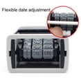 thumbnail image 4 of Neinkie S-300 Tampon de Date Durable Réglable Portable Prise Confortable Unique Efficace Résine ABS Antidérapant Tampon DIY Roue pour Enveloppe, 4 of 8