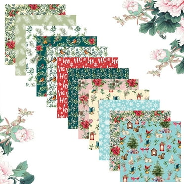 Papier Cartonné de Fond 24 Feuilles 6 Pouces DIY Album Scrapbook Bloc de Papier Décoratif Papier Cartonné de Fond Simple Face Papiers à Motifs pour Magazines et DIY Origami