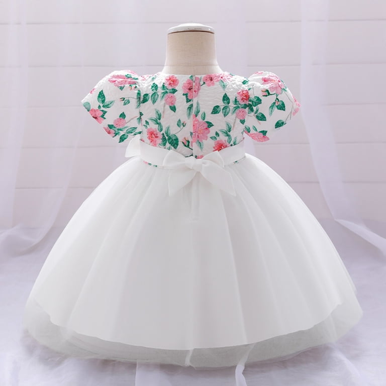 MEZZALL Girls Short Sleeve Bowknot Mesh Dress Fashion Festival Pageant Dress Cozy Newborn Sundress, White, 6-12 Months - Walmart.com MEZZALL Girls Short Sleeve Bowknot Mesh Dress Fashion Festival Pageant Dress Cozy Newborn Sundress, White, 6-12 Months - Walmart.com