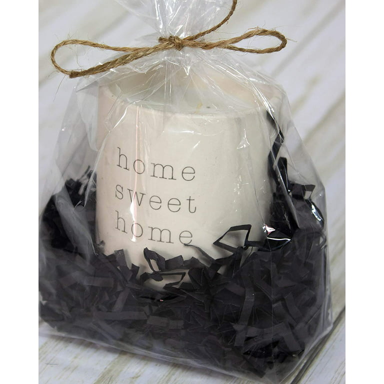 SUBIAOY Glitter Black Crinkle Paper Shred Filler for Gift Wrapping Basket Filling Package, Black Plastic Raffia Paper Shredded Paper Filling for