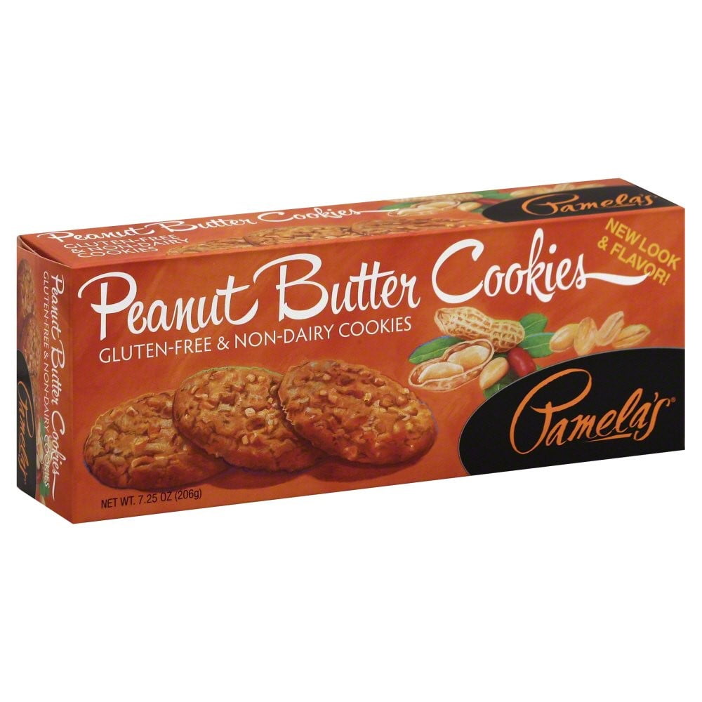 Pamela's Peanut Butter Cookies, GlutenFree, 7.25 Ounce Box