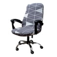 thumbnail image 2 of Computer Office Chair Cover Swivel Office Armchair Slipcover Armchair Seat Cover Geometry Style, 2 of 7