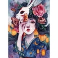 thumbnail image 1 of Pintura de diamantes (DE9280) Cuadro de pared de diamantes de imitación para niña Kimono cuadrado DIY (IH980) 40x50cm FLhrweasw Nuevo, 1 of 1