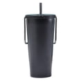 thumbnail image 1 of Taza térmica de acero inoxidable para té y café, ideal para restaurantes, salones y camping. Negro, 1 of 9