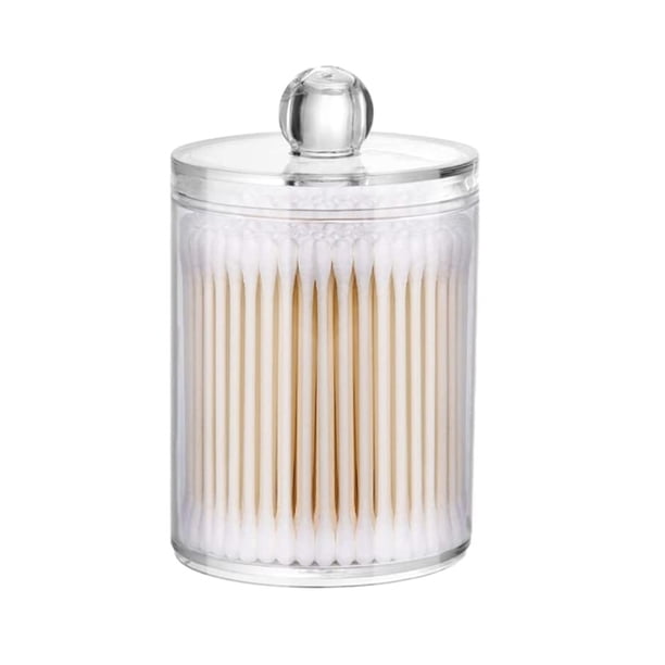 Zhuge Almacenamiento de baño, decoración de baño, 3 transparentes 10,5 * 7cm, accesorios de baño