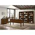 thumbnail image 3 of Intercon Furniture San Mateo Home Office 62" Wood Half Ped Exec Desk in Brown, 3 of 4