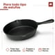 thumbnail image 4 of Ultrachef Sartén de Hierro Fundido con Mango Largo, Previamente Curado, Cast-Iron Skillet, 10 (26 cm), Negro, 4 of 8