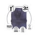 thumbnail image 4 of Bata de Baño Unisex TexBen Microfibra Gris oscuro, 4 of 4