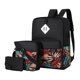 thumbnail image 2 of Mochila de viaje para ordenador portátil Fernando Bolso cruzado para hombres Negro, 2 of 8