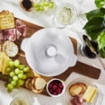 thumbnail image 4 of STAUB Céramique Moule à Brie Rond en Céramique avec Couvercle, Blanc Pur, 4 of 4