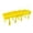 Yellow, variant on Dripping Fluorescent Green Shelf Decor Sticker Glow In Dark Shelf Edge Trim for Gaming Room Collector Display Sneaker Wall Blacklight Setup(Green-20CM)