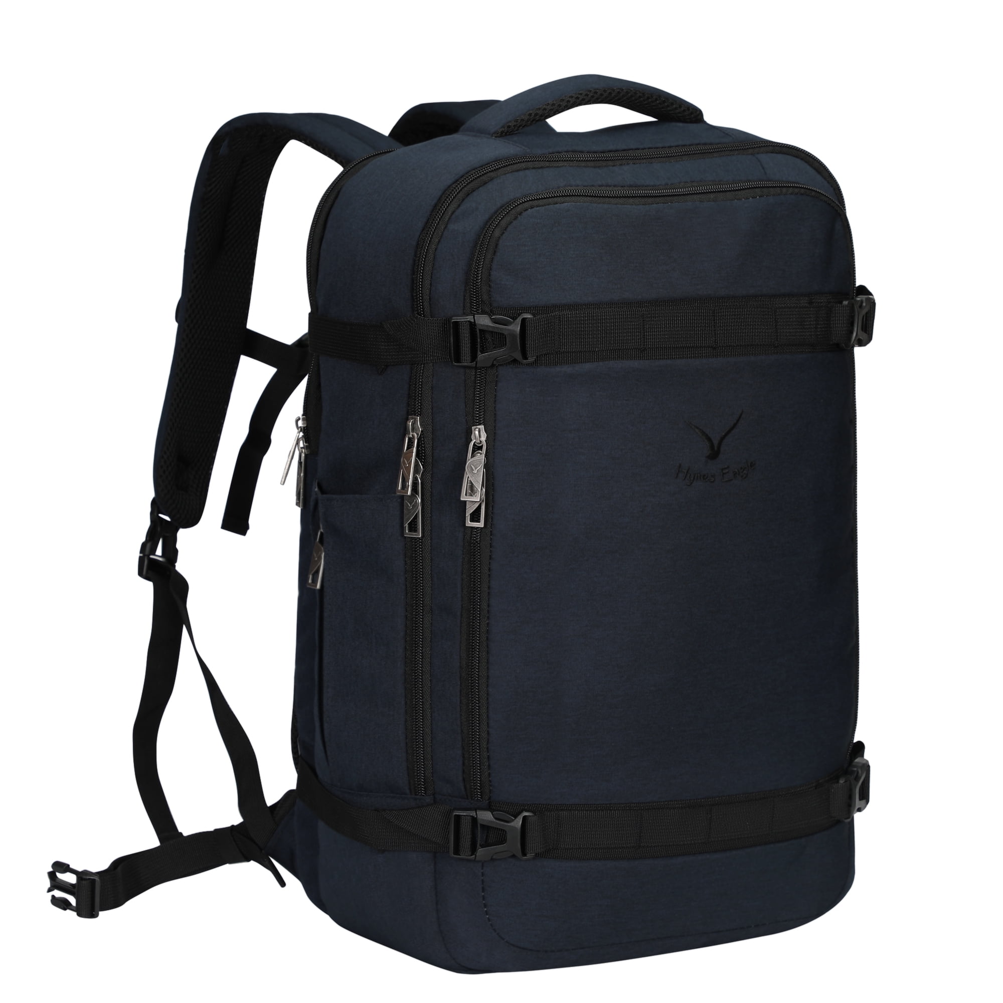 Dark Blue Hynes Eagle 44L Travel Backpack Airline Approved Carry on Backpack Suitcase Backpack Weekender Bag Backpack Luggage for Women Men 