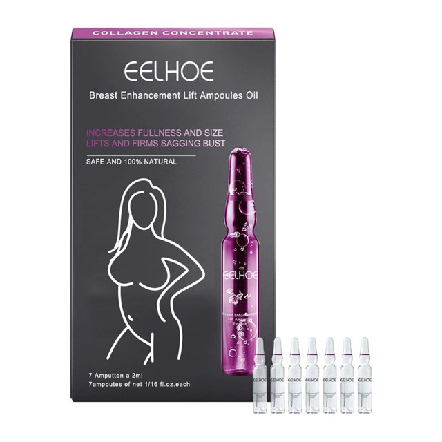 Aceite para agrandar los senos con esencia de suero de abejas que promueve el desarrollo de los senos, reafirma y levanta el crecimiento de los senos, 14 ml