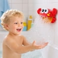 thumbnail image 4 of Bubble Machine, Pool Toys, Bubble Machine Battery Operated, Bubble Party Favors, 10X8 Inch Bright Green Frog Design No-Fuss Bubble Blower for Bath, Pool, and Casual Group Bubble, 4 of 7
